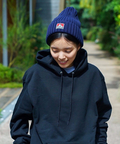 BEN DAVIS（ベンデイビス）の「【BEN DAVIS/ベンデイビス】コットンニットキャップ ビーニー（ニットキャップ/ビーニー・メンズ・ブラック/レッド/スミクロ/ネイビー/ブルー系その他/チャコールグレー/ホワイト/ワイン/ブルー/マスタード/グレー/ダークグリーン/パープル/ベージュ/サックスブルー/ライトピンク/イエロー系その他/ライトパープル/ライトブラウン・FREE）」の9枚目の写真