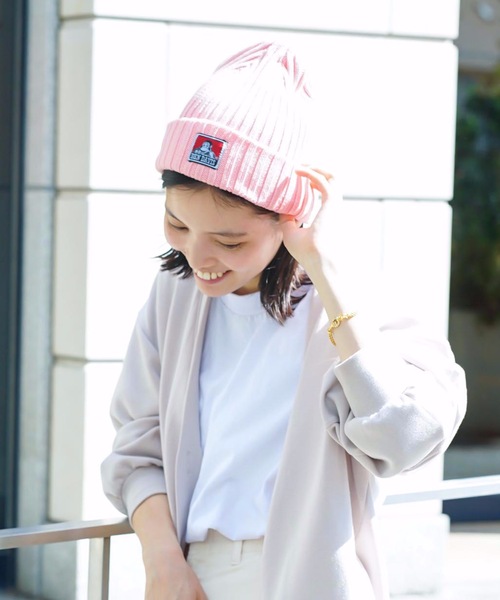 BEN DAVIS（ベンデイビス）の「【BEN DAVIS/ベンデイビス】コットンニットキャップ ビーニー（ニットキャップ/ビーニー・メンズ・ブラック/レッド/スミクロ/ネイビー/ブルー系その他/チャコールグレー/ホワイト/ワイン/ブルー/マスタード/グレー/ダークグリーン/パープル/ベージュ/サックスブルー/ライトピンク/イエロー系その他/ライトパープル/ライトブラウン・FREE）」の17枚目の写真