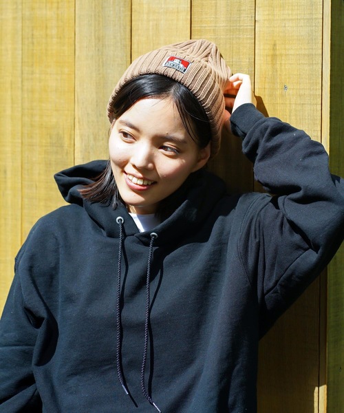 BEN DAVIS（ベンデイビス）の「【BEN DAVIS/ベンデイビス】コットンニットキャップ ビーニー（ニットキャップ/ビーニー・メンズ・ブラック/レッド/スミクロ/ネイビー/ブルー系その他/チャコールグレー/ホワイト/ワイン/ブルー/マスタード/グレー/ダークグリーン/パープル/ベージュ/サックスブルー/ライトピンク/イエロー系その他/ライトパープル/ライトブラウン・FREE）」の6枚目の写真