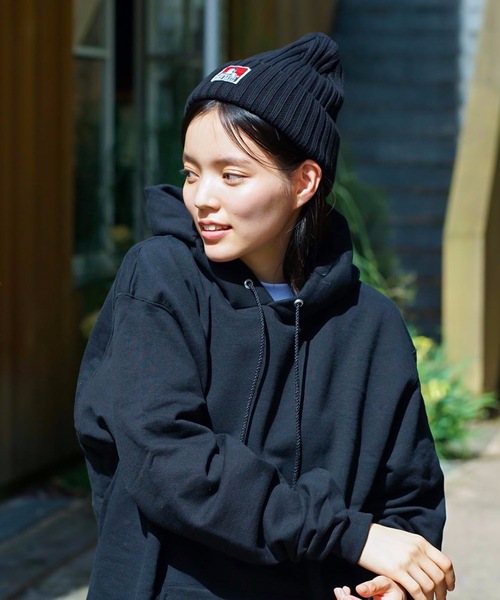 BEN DAVIS（ベンデイビス）の「【BEN DAVIS/ベンデイビス】コットンニットキャップ ビーニー（ニットキャップ/ビーニー・メンズ・ブラック/レッド/スミクロ/ネイビー/ブルー系その他/チャコールグレー/ホワイト/ワイン/ブルー/マスタード/グレー/ダークグリーン/パープル/ベージュ/サックスブルー/ライトピンク/イエロー系その他/ライトパープル/ライトブラウン・FREE）」の2枚目の写真