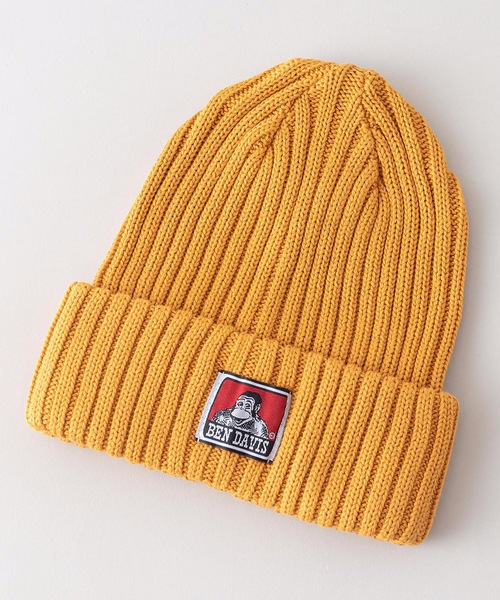 BEN DAVIS（ベンデイビス）の「【BEN DAVIS/ベンデイビス】コットンニットキャップ ビーニー（ニットキャップ/ビーニー・メンズ・ブラック/レッド/スミクロ/ネイビー/ブルー系その他/チャコールグレー/ホワイト/ワイン/ブルー/マスタード/グレー/ダークグリーン/パープル/ベージュ/サックスブルー/ライトピンク/イエロー系その他/ライトパープル/ライトブラウン・FREE）」の21枚目の写真