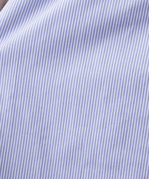 STUDIOUS（ステュディオス）の「【STUDIOUS】 スキッパーエアリーワンピース（ワンピース・レディース・キャメル/ネイビー/カーキ/ブルー/サックスブルー/チェック/バーガンディー/マルチ/ブラウン・FREE）」の11枚目の写真