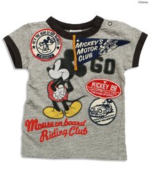 BREEZE | Disney（ディズニー）ミッキーリンガーTシャツ(Tシャツ/カットソー)