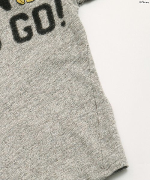 BREEZE（ブリーズ）の「Disney（ディズニー）ミッキーリンガーTシャツ（Tシャツ/カットソー・キッズ・キナリ/グレー・140/110/130/90/95/80/100/120）」の5枚目の写真