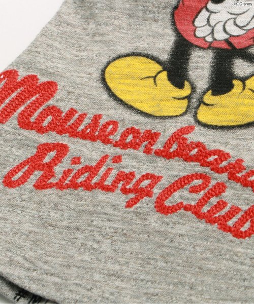 BREEZE（ブリーズ）の「Disney（ディズニー）ミッキーリンガーTシャツ（Tシャツ/カットソー・キッズ・キナリ/グレー・140/110/130/90/95/80/100/120）」の12枚目の写真