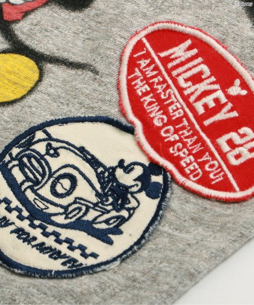 BREEZE（ブリーズ）の「Disney（ディズニー）ミッキーリンガーTシャツ（Tシャツ/カットソー・キッズ・キナリ/グレー・140/110/130/90/95/80/100/120）」の13枚目の写真
