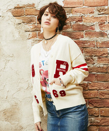 HYSTERIC GLAMOUR | EVIL ANGELワッペン レタードCD(カーディガン/ボレロ)