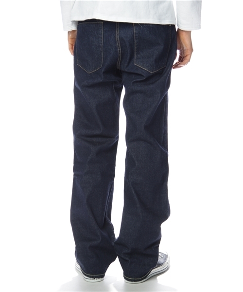 CIAOPANIC（チャオパニック）の「11・5ozストレートジーンズ（デニムパンツ・メンズ・インディゴブルー・MEDIUM/SMALL/LARGE）」の2枚目の写真
