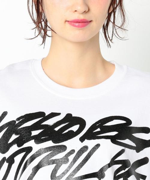 Another Edition（アナザーエディション）の「AE×RK PRT BIG LSL T ◆（Tシャツ/カットソー・レディース・ブラック/ホワイト・FREE）」の7枚目の写真