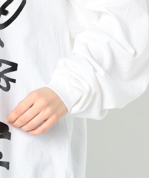 Another Edition（アナザーエディション）の「AE×RK PRT BIG LSL T ◆（Tシャツ/カットソー・レディース・ブラック/ホワイト・FREE）」の10枚目の写真