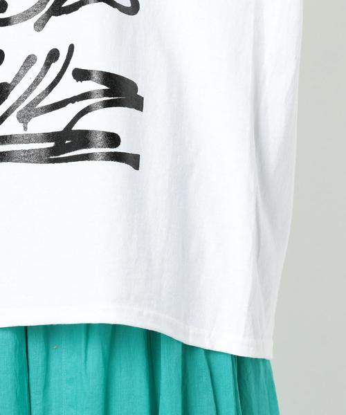 Another Edition（アナザーエディション）の「AE×RK PRT BIG LSL T ◆（Tシャツ/カットソー・レディース・ブラック/ホワイト・FREE）」の11枚目の写真