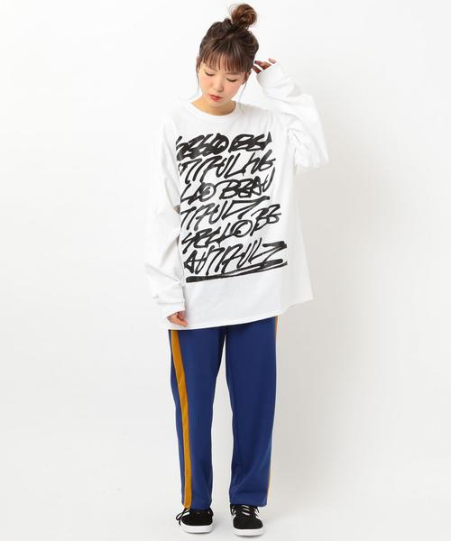 Another Edition（アナザーエディション）の「AE×RK PRT BIG LSL T ◆（Tシャツ/カットソー・レディース・ブラック/ホワイト・FREE）」の19枚目の写真