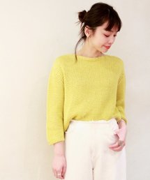 plage | コットンリリヤーン ローゲージプルオーバー◆(ニット/セーター)