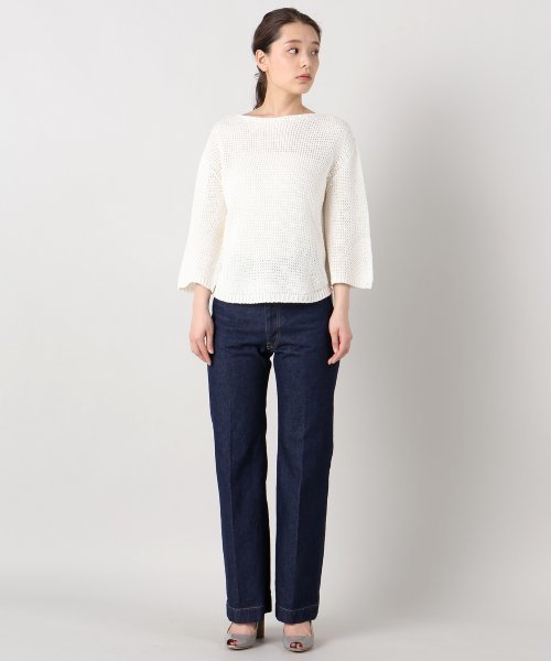 plage（プラージュ）の「コットンリリヤーン ローゲージプルオーバー◆（ニット/セーター・レディース・ベージュ/イエロー/ホワイト・FREE）」の16枚目の写真