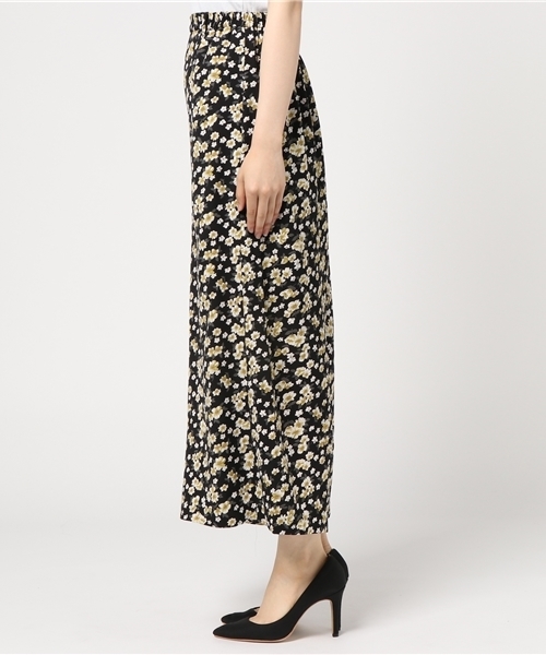 mysty woman（ミスティウーマン）の「サージ花柄イージーワイドパンツ（その他パンツ・レディース・ベージュ/キャメル/ブラック・FREE）」の10枚目の写真