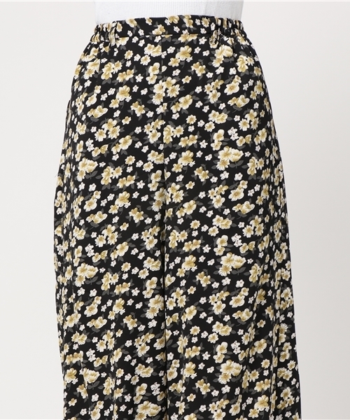 mysty woman（ミスティウーマン）の「サージ花柄イージーワイドパンツ（その他パンツ・レディース・ベージュ/キャメル/ブラック・FREE）」の12枚目の写真