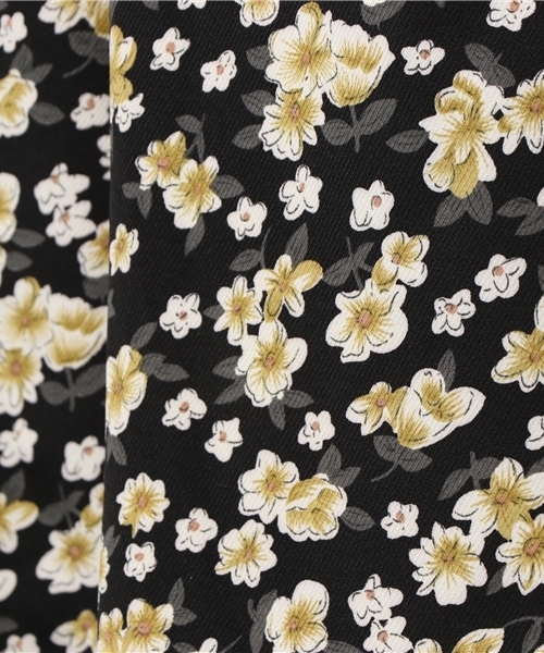 mysty woman（ミスティウーマン）の「サージ花柄イージーワイドパンツ（その他パンツ・レディース・ベージュ/キャメル/ブラック・FREE）」の6枚目の写真