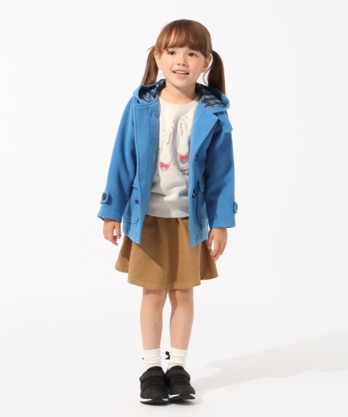 GLOBAL WORK（グローバルワーク）の「【キッズ】ダッフルコート 17/760160（ダッフルコート・キッズ・ネイビー/ベージュ/ホワイト/イエロー/ブルー/レッド・LARGE/XX-LARGE/MEDIUM/SMALL/X-LARGE）」の9枚目の写真
