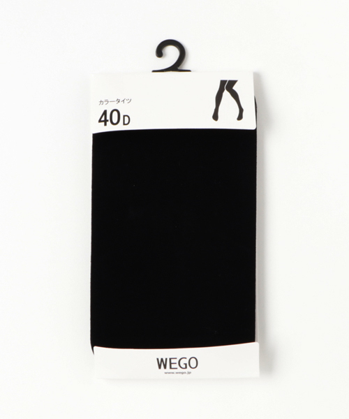 WEGO（ウィゴー）の「WEGO/40デニールタイツ（タイツ/ストッキング・レディース・ライトグレー/パープル/オレンジ/ホワイト/グリーン/イエロー/ネイビー/ブラック/レッド/ブラウン・FREE）」の13枚目の写真