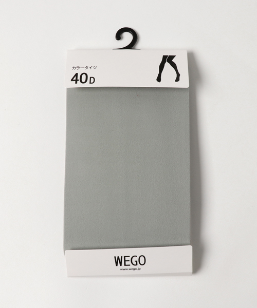 WEGO（ウィゴー）の「WEGO/40デニールタイツ（タイツ/ストッキング・レディース・ライトグレー/パープル/オレンジ/ホワイト/グリーン/イエロー/ネイビー/ブラック/レッド/ブラウン・FREE）」の12枚目の写真