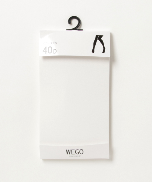 WEGO（ウィゴー）の「WEGO/40デニールタイツ（タイツ/ストッキング・レディース・ライトグレー/パープル/オレンジ/ホワイト/グリーン/イエロー/ネイビー/ブラック/レッド/ブラウン・FREE）」の3枚目の写真