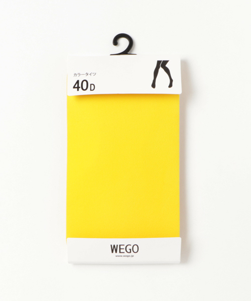 WEGO（ウィゴー）の「WEGO/40デニールタイツ（タイツ/ストッキング・レディース・ライトグレー/パープル/オレンジ/ホワイト/グリーン/イエロー/ネイビー/ブラック/レッド/ブラウン・FREE）」の10枚目の写真