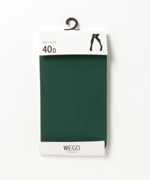 WEGO（ウィゴー）の「WEGO/40デニールタイツ（タイツ/ストッキング・レディース・ライトグレー/パープル/オレンジ/ホワイト/グリーン/イエロー/ネイビー/ブラック/レッド/ブラウン・FREE）」の7枚目の写真