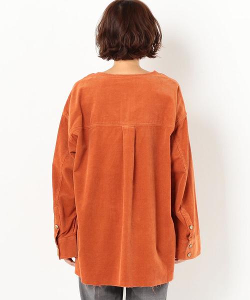 Another Edition（アナザーエディション）の「リメイクプルオーバー（シャツ/ブラウス・レディース・ブラウン/ライトブルー/ネイビー・FREE）」の16枚目の写真