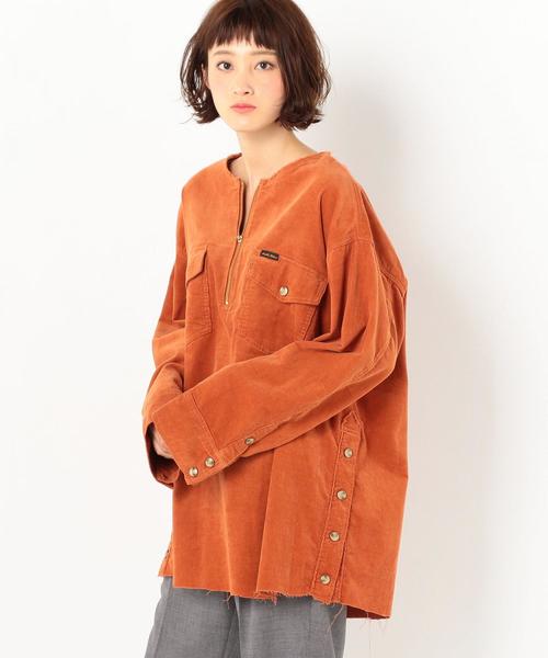 Another Edition（アナザーエディション）の「リメイクプルオーバー（シャツ/ブラウス・レディース・ブラウン/ライトブルー/ネイビー・FREE）」の9枚目の写真