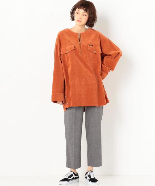 Another Edition（アナザーエディション）の「リメイクプルオーバー（シャツ/ブラウス・レディース・ブラウン/ライトブルー/ネイビー・FREE）」の10枚目の写真