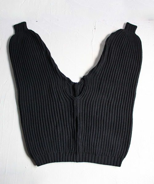 antiqua（アンティカ）の「ざっくりボリューム袖ニット（ニット/セーター・レディース・ブラック/ライトグレー/モカ・FREE）」の5枚目の写真
