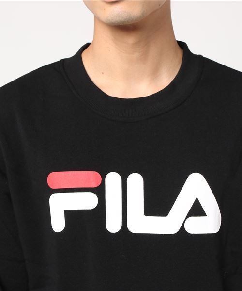 FILA（フィラ）の「【FILA】裏起毛ロゴトレーナー（スウェット・メンズ・ホワイト/ブラック/レッド/ピンク/ネイビー・LARGE/MEDIUM/X-LARGE）」の8枚目の写真
