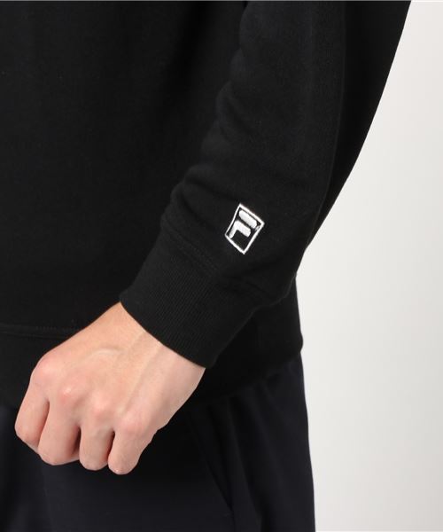 FILA（フィラ）の「【FILA】裏起毛ロゴトレーナー（スウェット・メンズ・ホワイト/ブラック/レッド/ピンク/ネイビー・LARGE/MEDIUM/X-LARGE）」の9枚目の写真