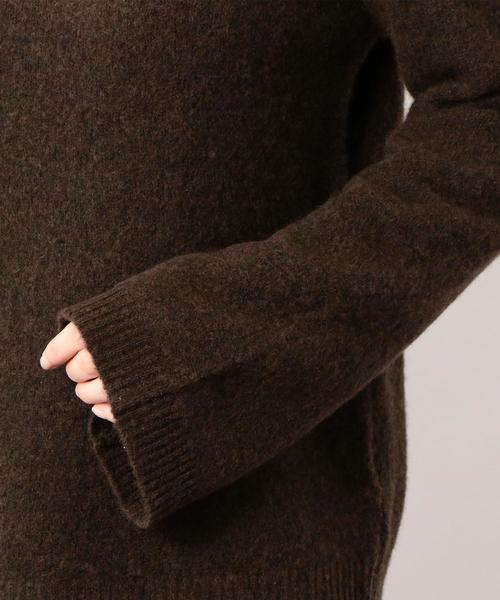 green label relaxing（グリーンレーベルリラクシング）の「KF W/N/YAKU ボートネック ニット ◆（ニット/セーター・レディース・ライトグレー/ネイビー/ブラウン・FREE）」の11枚目の写真