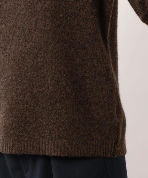 green label relaxing（グリーンレーベルリラクシング）の「KF W/N/YAKU ボートネック ニット ◆（ニット/セーター・レディース・ライトグレー/ネイビー/ブラウン・FREE）」の6枚目の写真