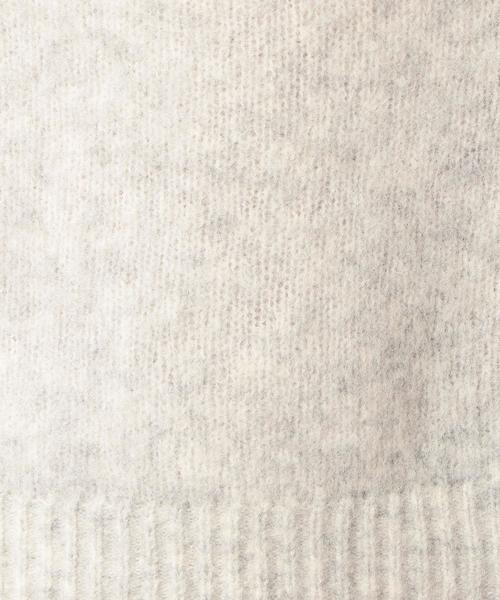 green label relaxing（グリーンレーベルリラクシング）の「KF W/N/YAKU ボートネック ニット ◆（ニット/セーター・レディース・ライトグレー/ネイビー/ブラウン・FREE）」の5枚目の写真