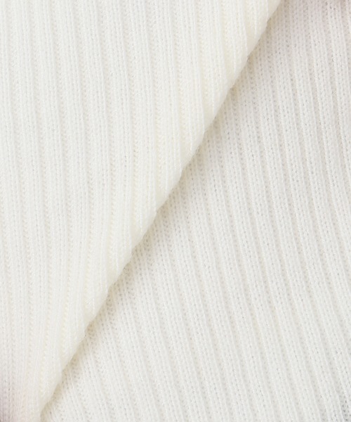 Spick & Span（スピックアンドスパン）の「WOOL RIBタートルネック◆（ニット/セーター・レディース・ホワイト/ブラック/レッド/マルチ・FREE）」の5枚目の写真