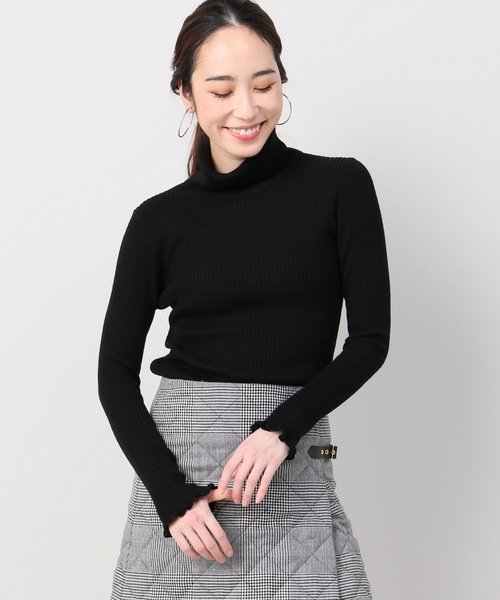 Spick & Span（スピックアンドスパン）の「WOOL RIBタートルネック◆（ニット/セーター・レディース・ホワイト/ブラック/レッド/マルチ・FREE）」の17枚目の写真