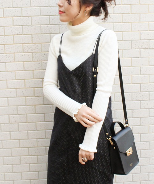 Spick & Span（スピックアンドスパン）の「WOOL RIBタートルネック◆（ニット/セーター・レディース・ホワイト/ブラック/レッド/マルチ・FREE）」の20枚目の写真