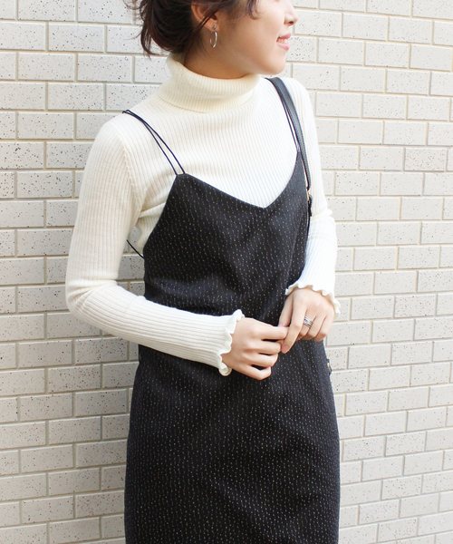 Spick & Span（スピックアンドスパン）の「WOOL RIBタートルネック◆（ニット/セーター・レディース・ホワイト/ブラック/レッド/マルチ・FREE）」の21枚目の写真