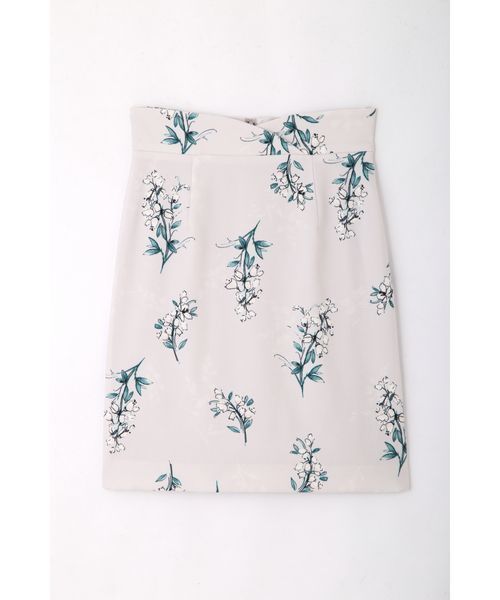 PROPORTION BODY DRESSING（プロポーションボディドレッシング）の「リリーブラッシュプリントタイトスカート（スカート・レディース・グレー/ネイビー・1/2/3）」の13枚目の写真