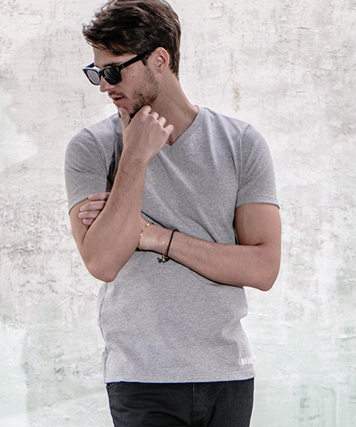 felkod（フィルコッド）の「mt4767-Firm Simple Short Sleeve V Neck Tee（Tシャツ/カットソー・メンズ・ホワイト/サックスブルー/ブラック/トップグレー・L/M/S）」の22枚目の写真