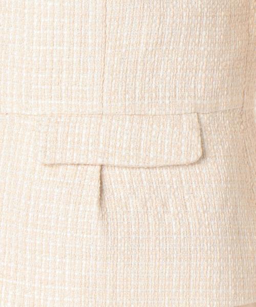 ANY SIS(エニィスィス)の「【セットアップ対応】スプリングミックスツイード ノーカラージャケット(ノーカラージャケット・レディース・ベージュ系1/ブラック系1・0)」の15枚目の写真