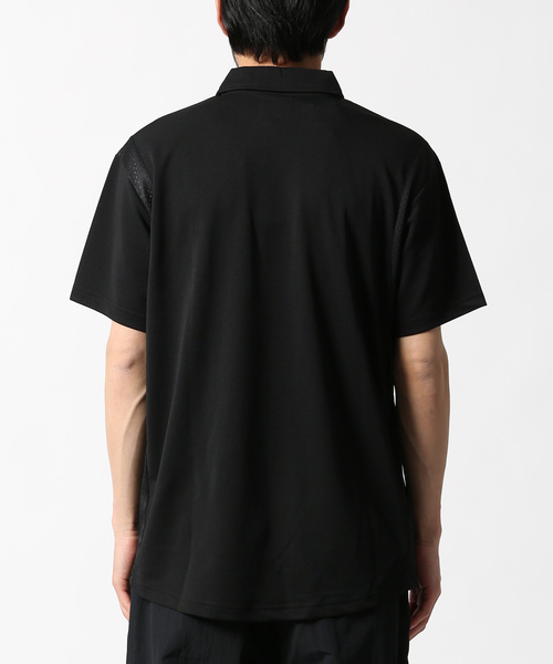 FREAK'S STORE(フリークスストア)の「WEB限定 FreeSpeech/フリースピーチ 鹿の子切替半袖ポロシャツ(Tシャツ/カットソー・メンズ・ブラック・LARGE/MEDIUM/SMALL)」の3枚目の写真