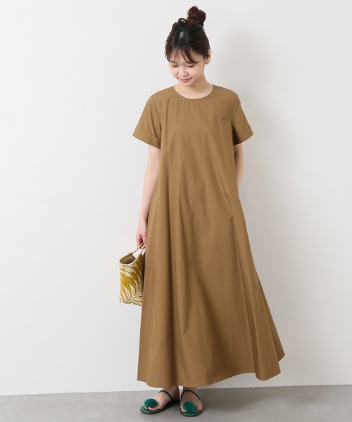 JOURNAL STANDARD（ジャーナルスタンダード）の「H/Sマキシフレアワンピース◆2（ワンピース・レディース・ブラック/キャメル・FREE）」の20枚目の写真