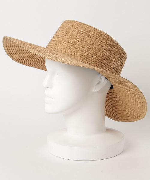 WEGO（ウィゴー）の「WEGO/レースアップカンカンハット（ハット・レディース・キャメル/ベージュ/ブラック・FREE）」の3枚目の写真