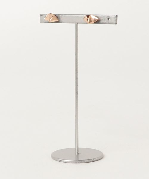 TONE SELECT GOODS(トーンセレクトグッズ)の「【925 SILVER ACC】Origami-ピアスSV925(OG)(ピアス(両耳用)・レディース・ゴールド/ピンクゴールド/シルバー・FREE)」の3枚目の写真