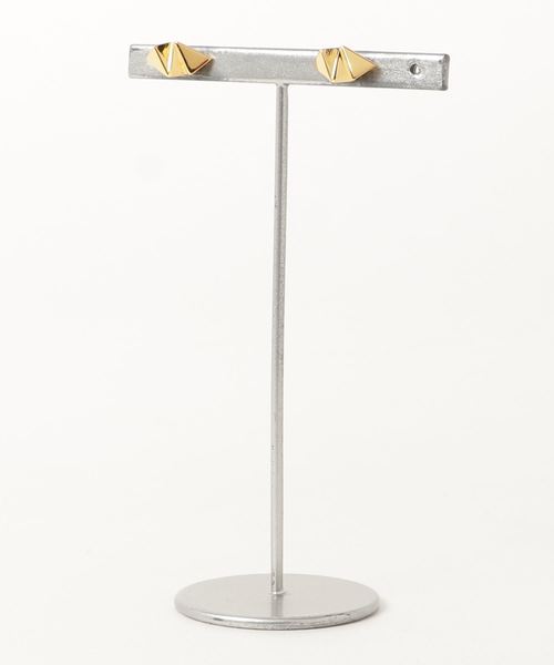 TONE SELECT GOODS(トーンセレクトグッズ)の「【925 SILVER ACC】Origami-ピアスSV925(OG)(ピアス(両耳用)・レディース・ゴールド/ピンクゴールド/シルバー・FREE)」の1枚目の写真