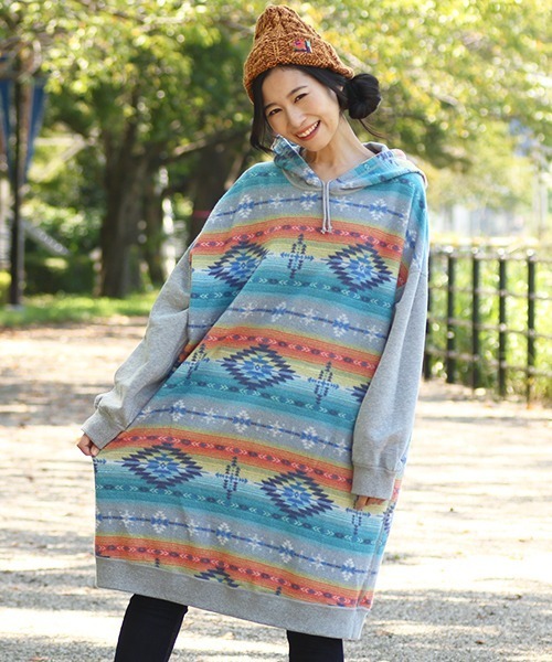 チチカカ チチカカ の Web限定 15号 サラッペリバーシブル裏毛 ワンピース ワンピース Wear