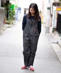 ストレッチピケオーバーオール